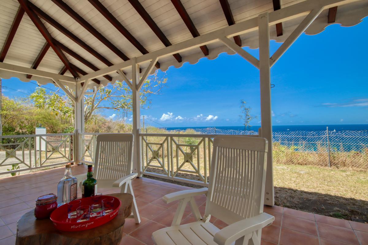 terrasse 2 location de villa martinique vue mer